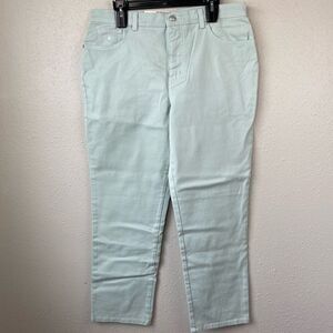 NWT Liz Claiborne Light Blue Stretch Fit Amanda Jeans Size 14 Short